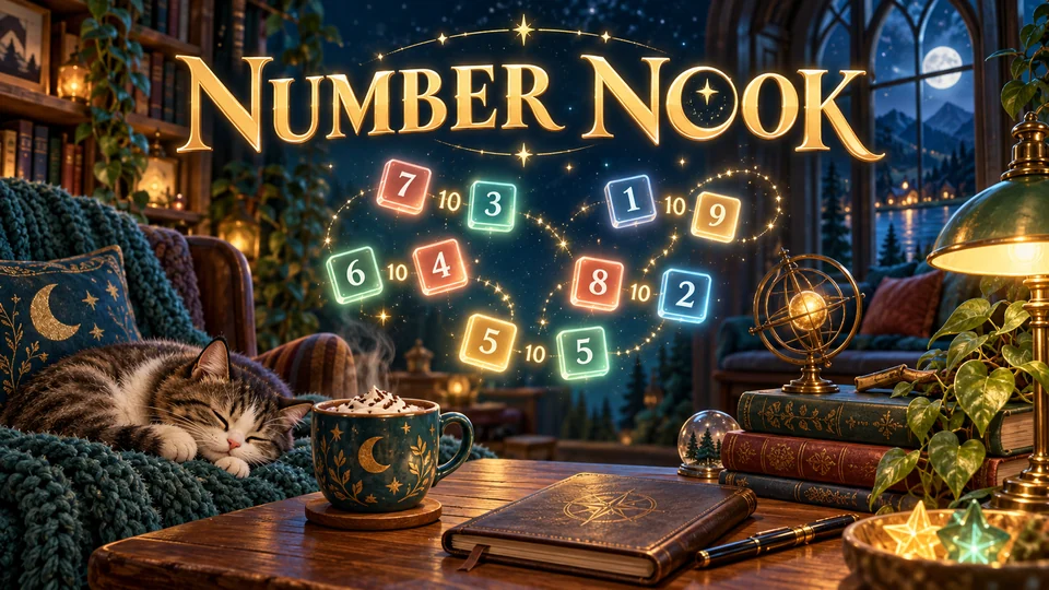 Illustrated title art for Number Nook