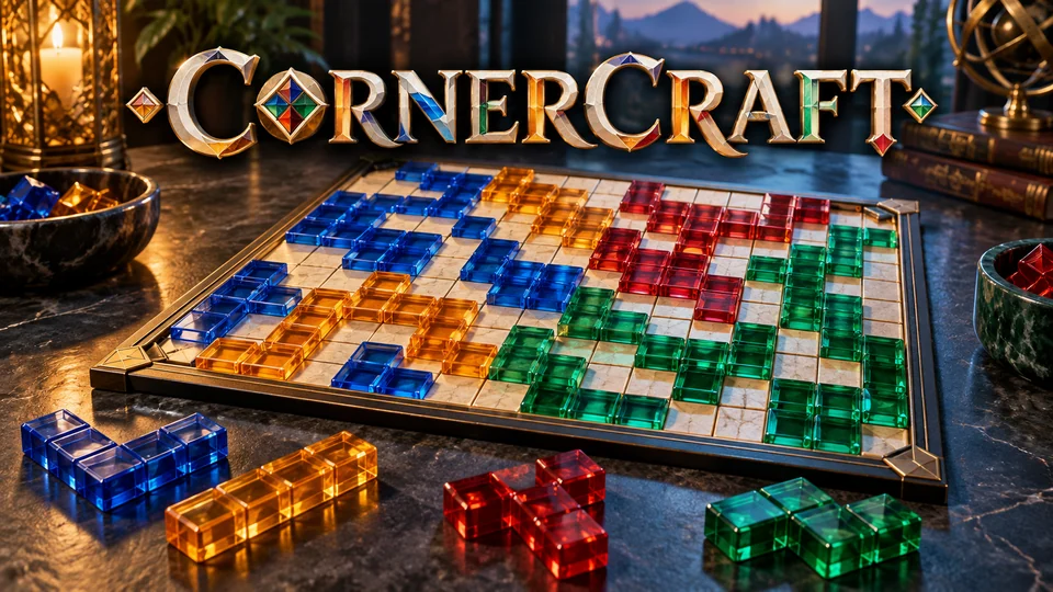 Cornercraft board and pieces