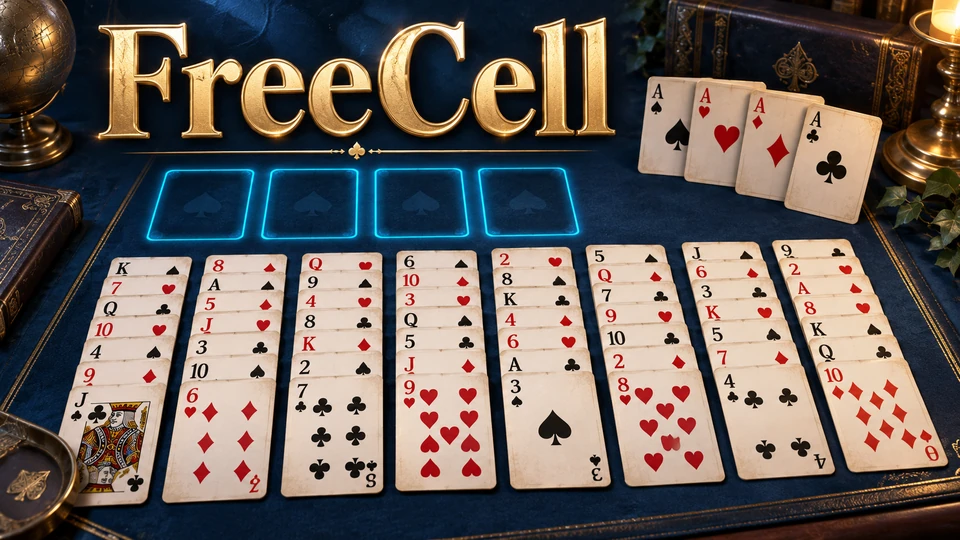 FreeCell playing cards